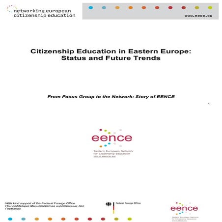 Citizenship Education in Eastern Europe: Status and Future Trends