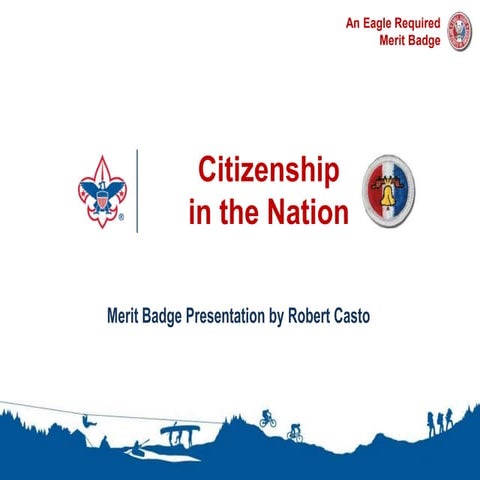 Citizenship in the Nation Merit Badge Presentation