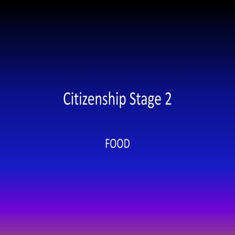 Citizenship stage 2