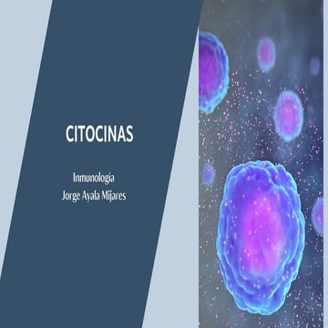 Presentacion sobre las Citocinas en inmunologia.pdf