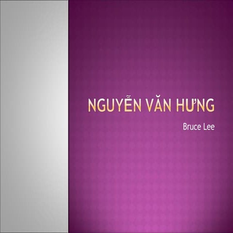 Nguyen van hung presentation