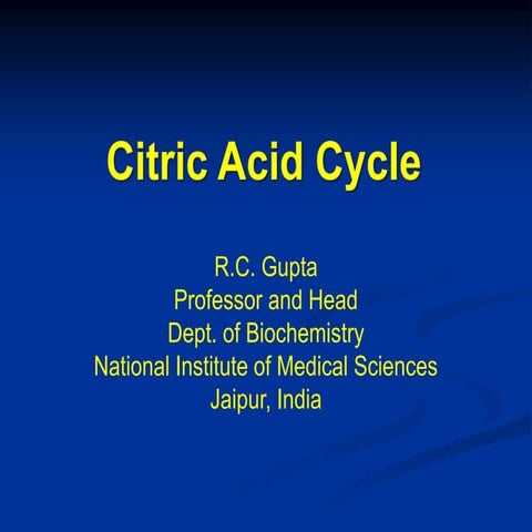 Citric acid cycle