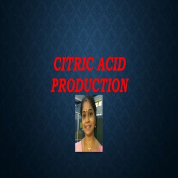 Citric acid production