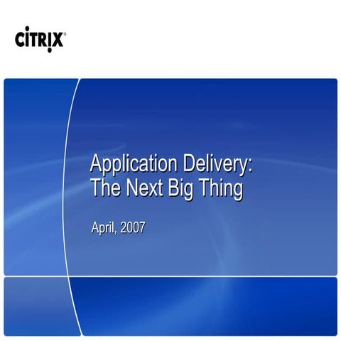 Citrix app delivery2
