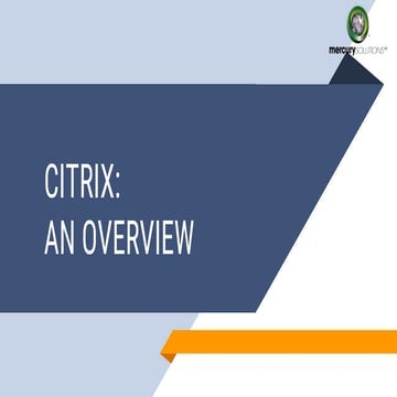 Quick Guide To CITRIX: An Overview