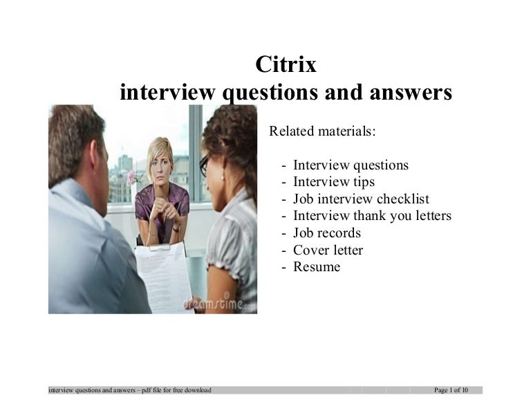 interview questions and answers for citrix admin interview questions and answers for citrix admin