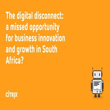 The Digital Disconnect in South Africa