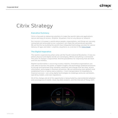 Citrix Strategy Brief
