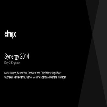 SYN002: General Session