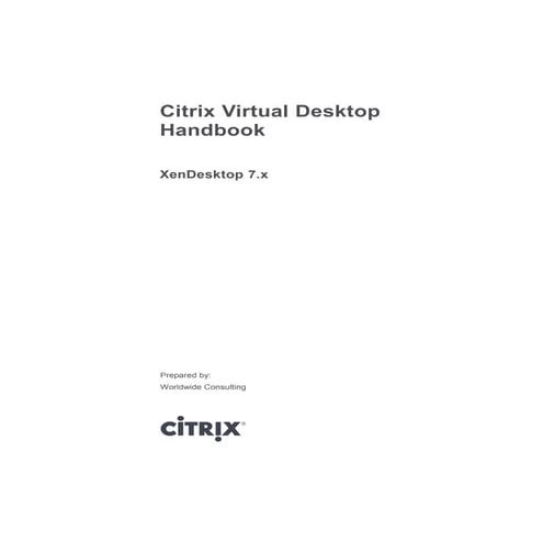 Citrix virtual desktop handbook (7x)