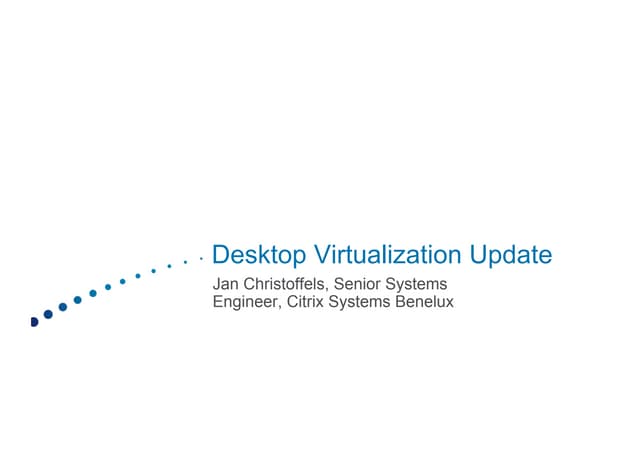 Citrix XenDesktop 5.5 seminar