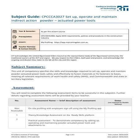 CIT Subject Guide EPT