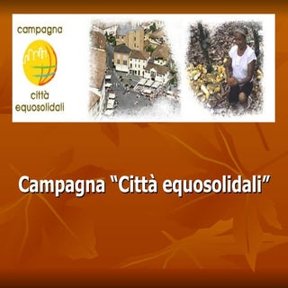 Città Equosolidali