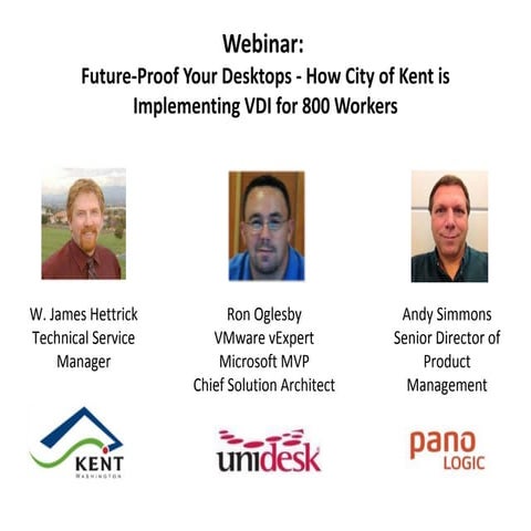 Future-Proof Your Desktops - How City of Kent is Implementing VDI for 800 Wor...