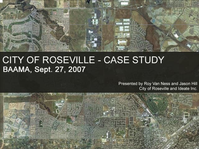 City of Roseville Case Study