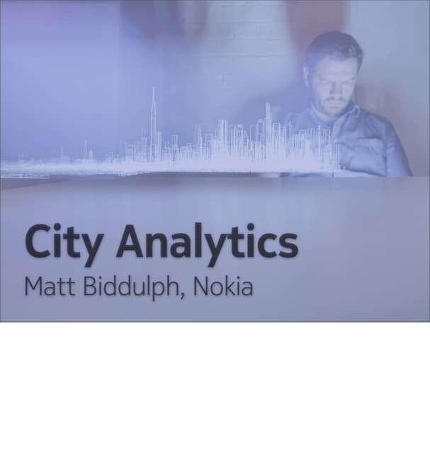 Cognitive Cities: City analytics