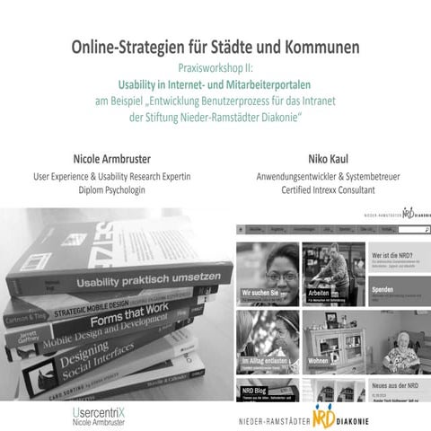 Portalsymposium City&Bits - Usability in Internet- und Mitarbeiterportalen 