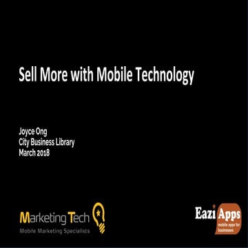 Sell More with Mobile Technology