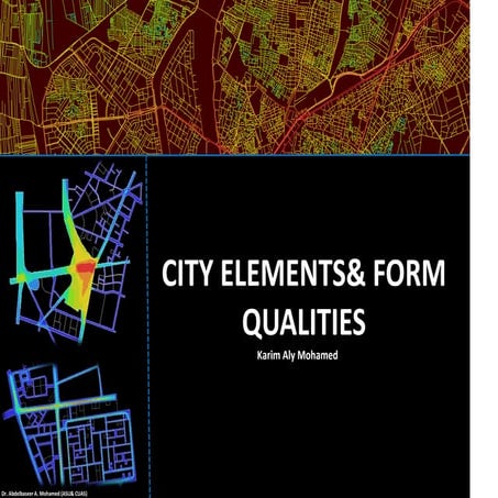 City elements & Form Qualities