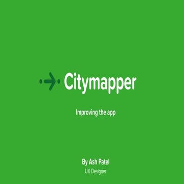 Citymapper Presentation