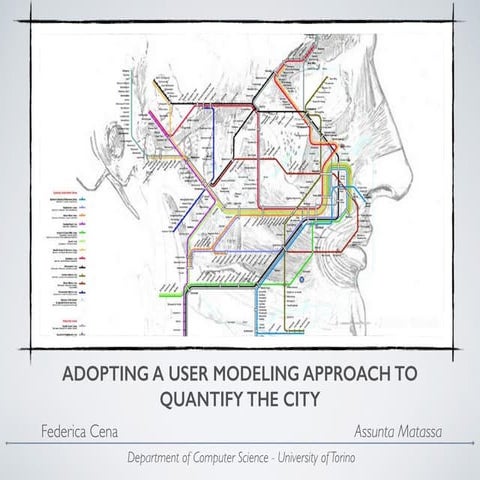 Adopting a User Modeling Approach to Quantify the City