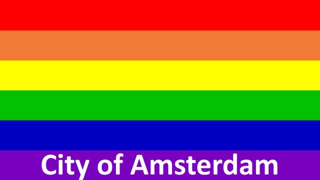 City of amsterdam   gay pride 2012
