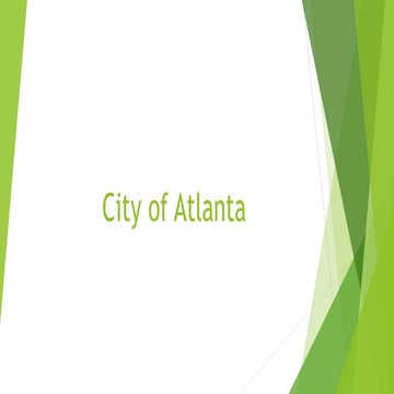 City of atlanta | PPTX