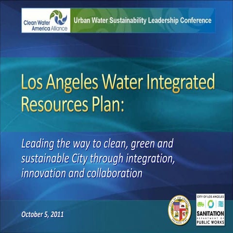 City of Los Angeles Integrated Water Resources Plan