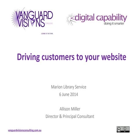 Driving customers to your website