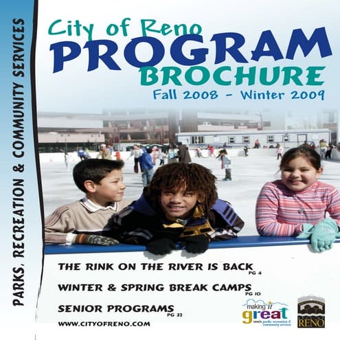City Of Reno Fall Winter Program Brochure