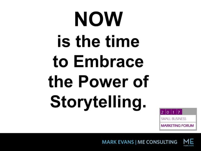It's Time to Embrace the Power of Storytelling