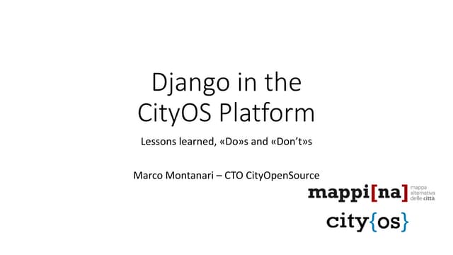 Lessons Learned from CityOpenSource