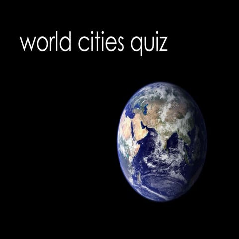 World Cities Quiz