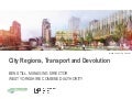City regions, transport and devolution