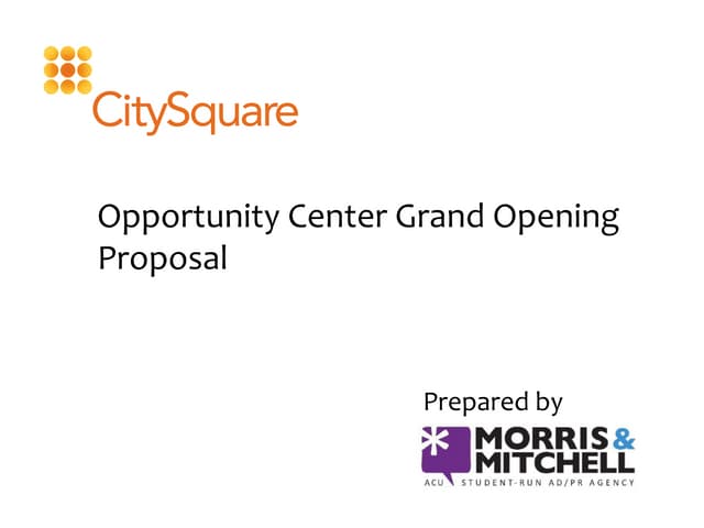 City square presentation