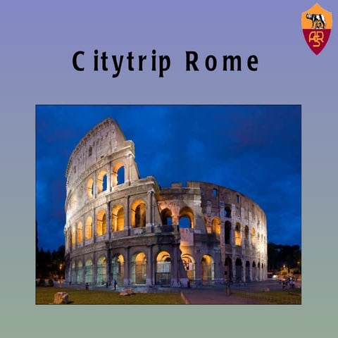 Citytrip rome | PPT