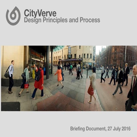 CityVerve Design Principles and Process