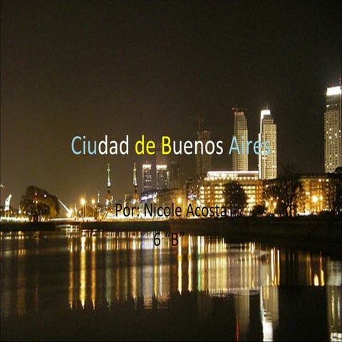 Ciudad De Buenos Aires Ppt