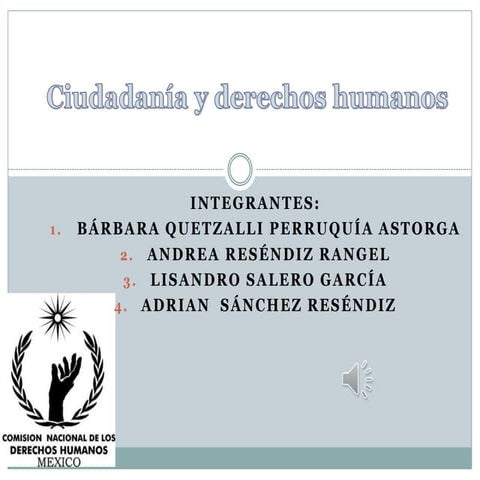 Ciudadanía y derechos humanos