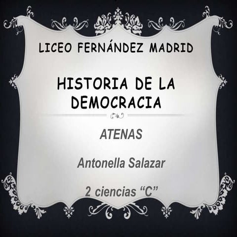 Historia de la democracia en atenas | PPTX