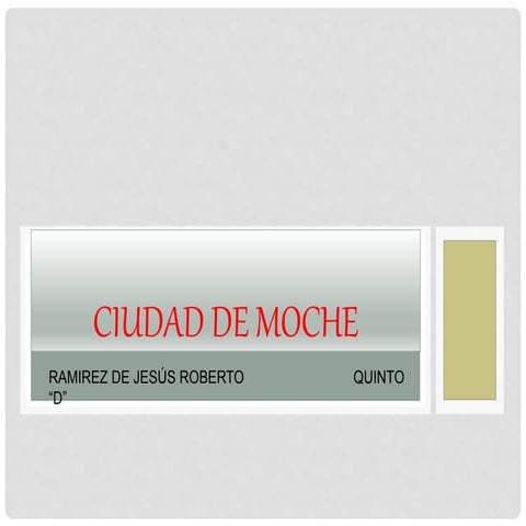Ciudad de moche