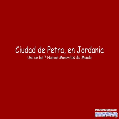 Ciudad de Petra