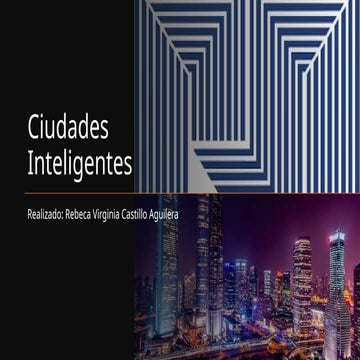 IOT de las cosas y las ciudades inteligentes | PPTX