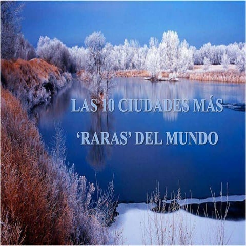 Ciudades ma s raras
