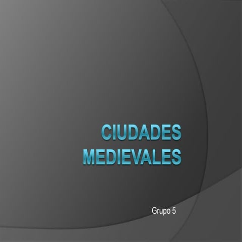 Ciudades medievales