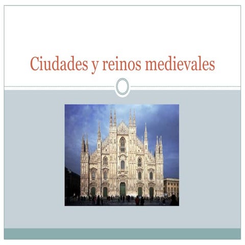 Ciudades y reinos medievales