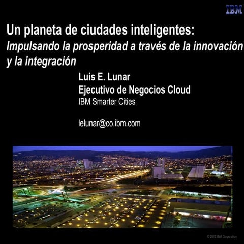 Ciudad inteligente-IBM-BibliotecaEPM 2012