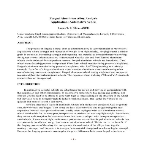 Forged Aluminum Alloy in Automotive Wheel Application PDF