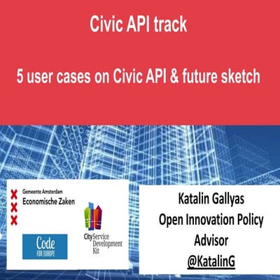 Civic api track amsterdam 27 march 2014