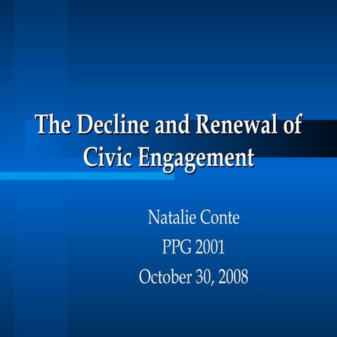 Civic Engagement Presentation